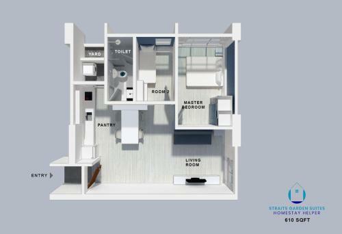 Apartamento Straits Garden Suites, Georgetown