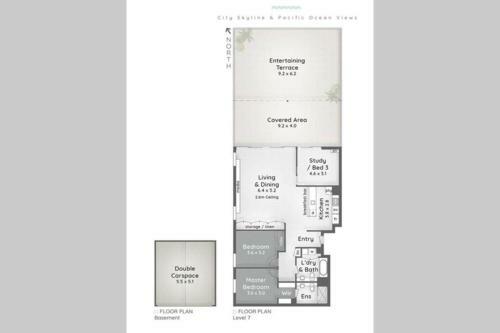 Luxe 3 Bedroom Rooftop Beachside Apartment