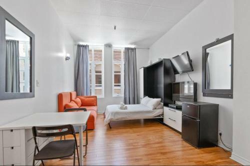 Apartamento Initial - Orange Studio - Centre-ville De Qu�bec