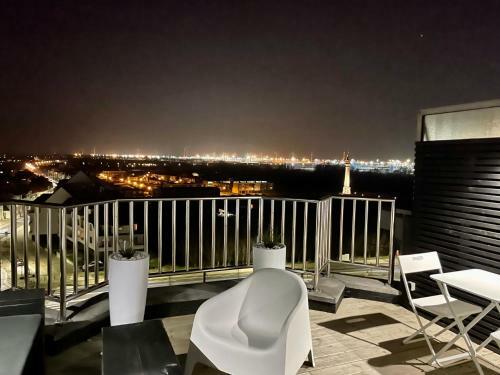 Apartamento Knokke Heist Baai Modern Dak Appartement .