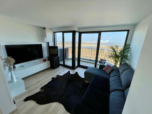 Apartamento Knokke Heist Baai Modern Dak Appartement .