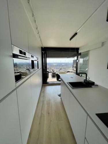 Apartamento Knokke Heist Baai Modern Dak Appartement .
