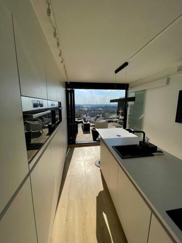 Apartamento Knokke Heist Baai Modern Dak Appartement .
