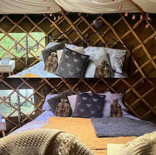 Apartamento Yurt With Log Burner & Pizza Oven By The Pond