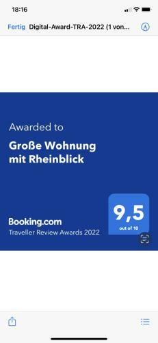 Apartamento Gro�e Wohnung Mit Rheinblick