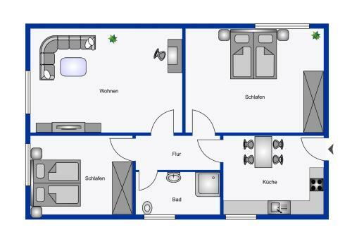 Apartamento Haus Kormoran Borkum