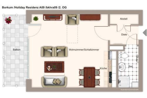 Apartamento Holiday Residenz Holiday Residenz A09