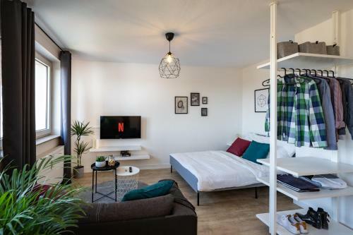 Apartamento Marvlex ? Modernes Studio Mit Wifi Und Netflix