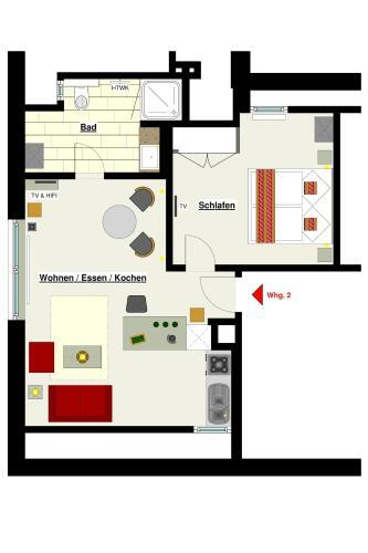 Apartamento Dat Geele Hus 2