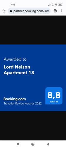 Lord Nelson Apartment 13