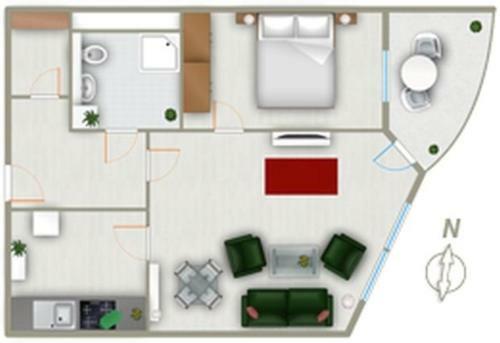 Apartamento Kurpark-residenz App 107