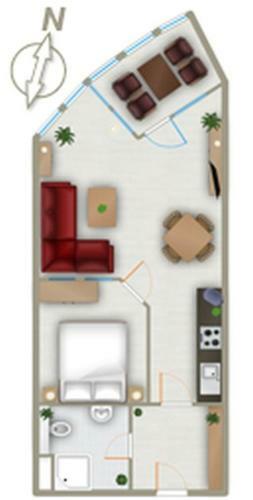 Apartamento Kurpark-residenz App 216