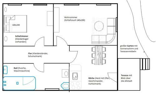 Apartamento Ferienwohnung Altstadtblick