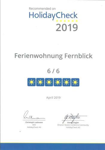 Apartamento Ferienwohnung Fernblick