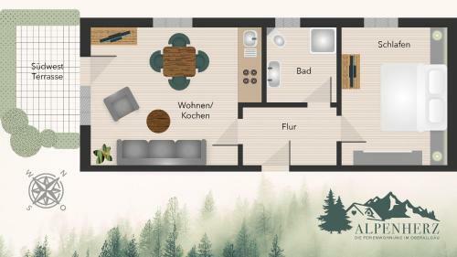 Apartamento Ferienwohnung Alpenherz
