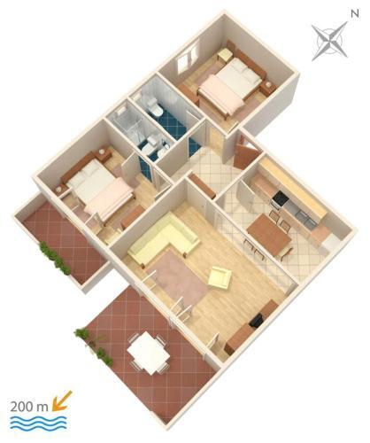 Apartments With A Parking Space Duce, Omis - 2773