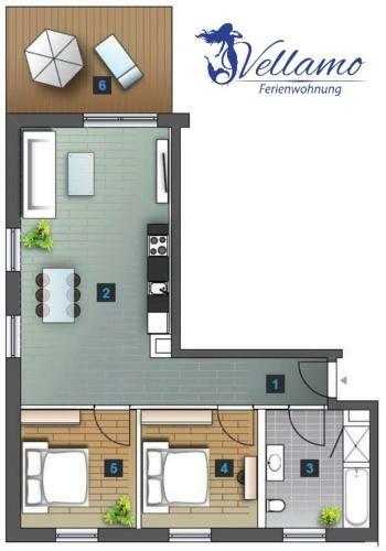 Apartamento Ferienwohnung Vellamo
