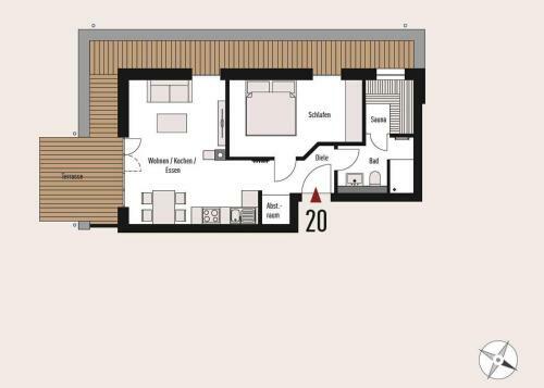 Apartamento Baabe Villen Ensemble Strandwohnun