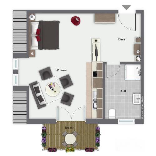 Apartamento Strandvilla Krabbe Wohnung 12