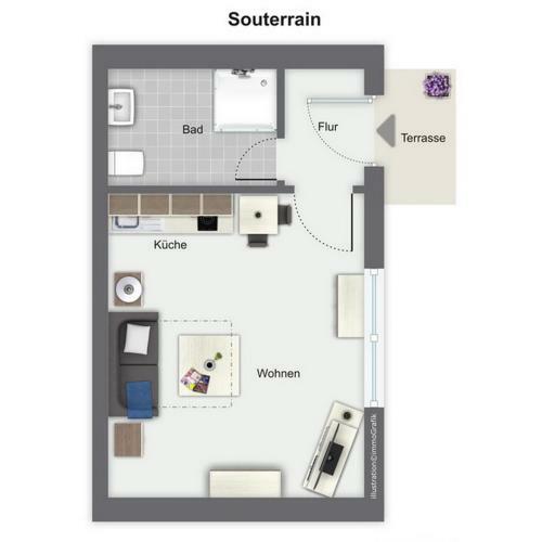 Apartamento Strandvilla Krabbe Wohnung 03