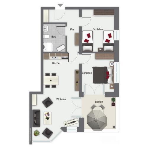 Apartamento D�nenblick Wohnung 27