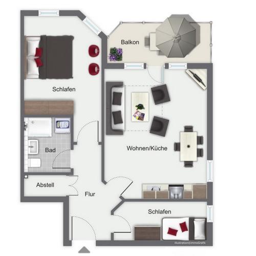 Apartamento Godewind Wohnung 17