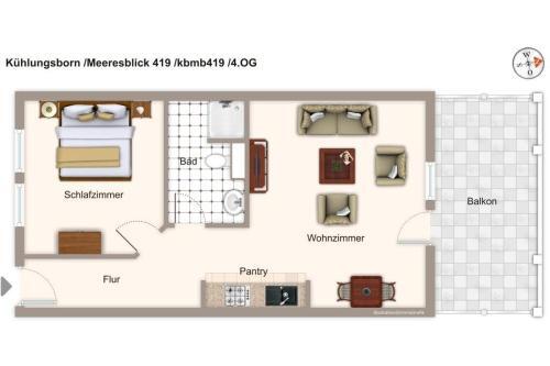 Apartamento Meeresblick Meeresblick 419