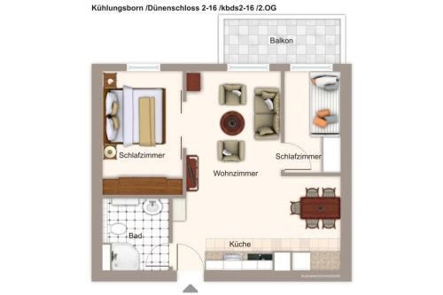 Apartamento D�nenschloss D�nenschloss 2-16