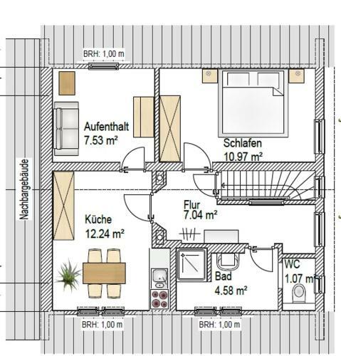 Apartamento Ferienhaus Storchennest