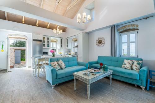Fiscardo Luxury Stone Villa Alex ,with Sunset View!