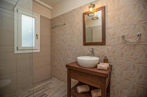 Luxury Villa Above Emblisi Beach , With Heated Pool !