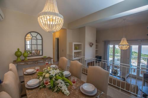 Luxury Villa Above Emblisi Beach , With Heated Pool !