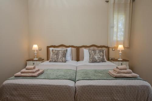 Luxury Villa Above Emblisi Beach , With Heated Pool !