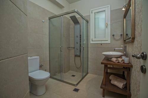 Luxury Villa Above Emblisi Beach , With Heated Pool !
