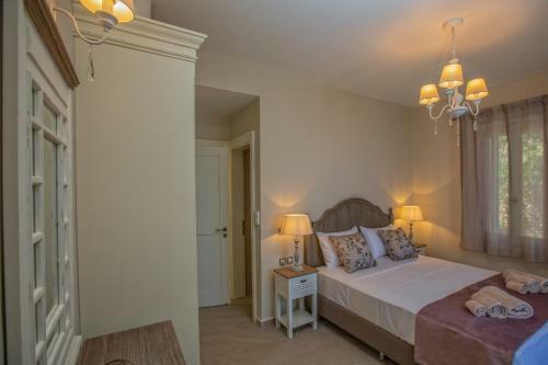 Luxury Villa Above Emblisi Beach , With Heated Pool !
