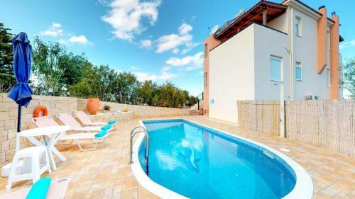 Villa Maria Auf Kreta, Modern, Gro�, Eigener Pool!