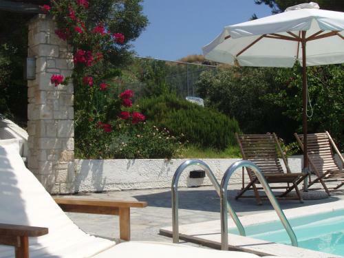 Villa In Poseidi,private Pool,outstanding Sea View
