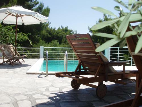 Villa In Poseidi,private Pool,outstanding Sea View