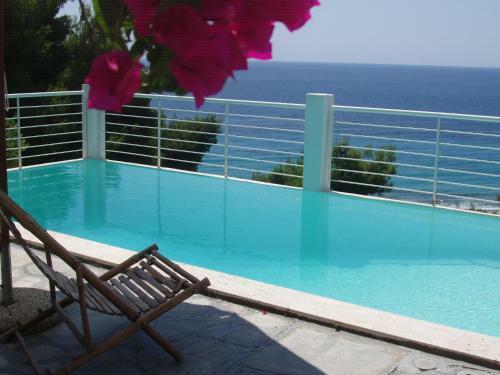 Villa In Poseidi,private Pool,outstanding Sea View