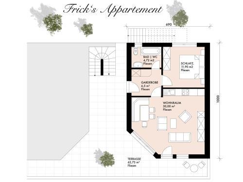 Apartamento Fricks Appartement