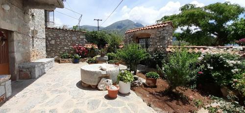 Stone House With A Beautiful Yard