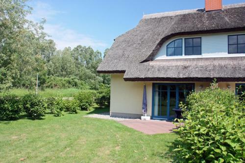 Komfortables Reetdachferienhaus Hasel 1