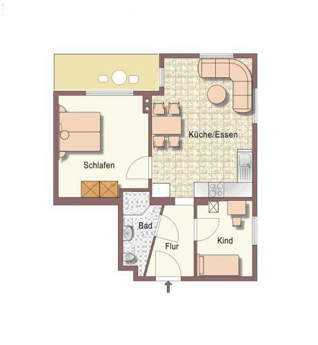 Apartamento Ferienwohnungen Kerber