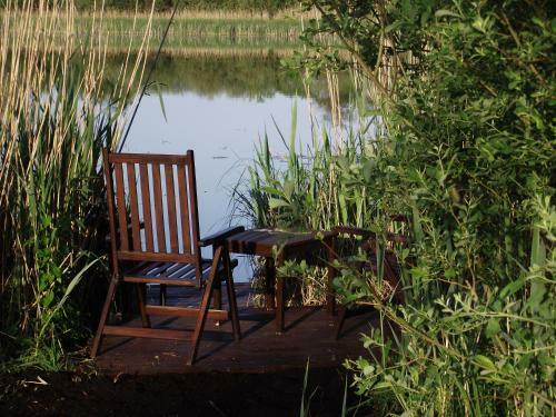 Ferienhaus Auf Gro�em Wassergrundst�ck Mit Kamin
