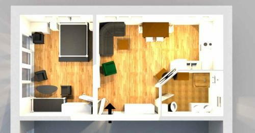 Apartamento 60qm 2 Raum Wohnung Nahe Dem Stadtzentrum