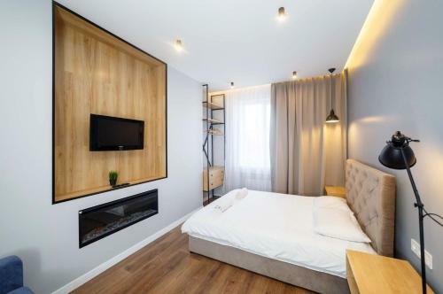 Loft Apartment In Old Lviv AC Fireplace