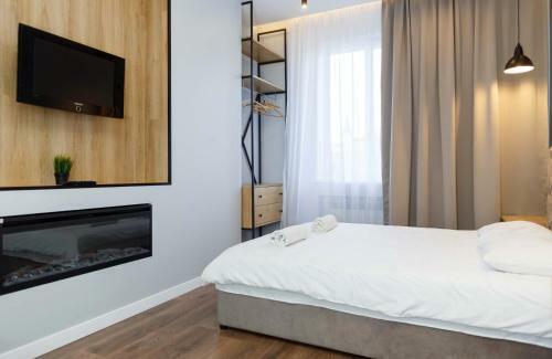 Loft Apartment In Old Lviv AC Fireplace