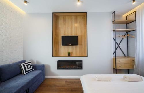 Loft Apartment In Old Lviv AC Fireplace
