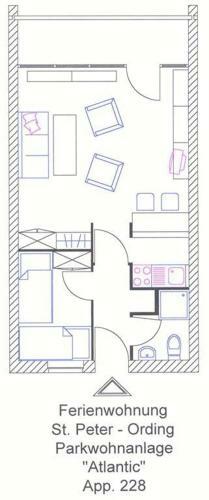 Apartamento Parkwohnanlage Atlantic App. 228, Fam. Schl�fke