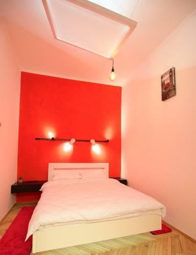 Red And Yellow Apartment Modern